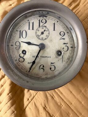 WW II Seth Thomas Naval Clock